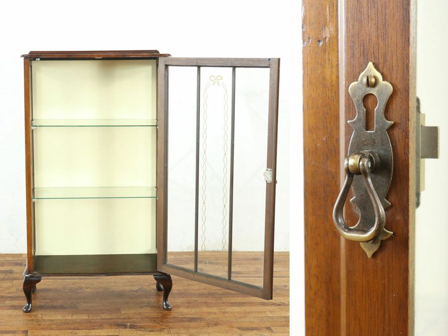 アンティーク家具 張替済ショーケース 80353
