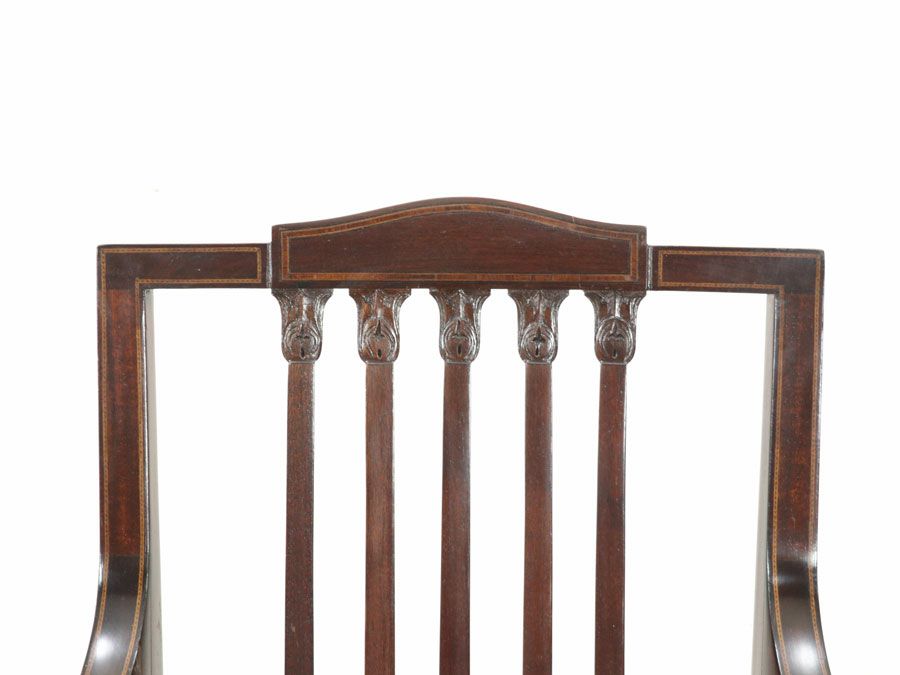 アンティーク家具 張替済アームチェア 80405a