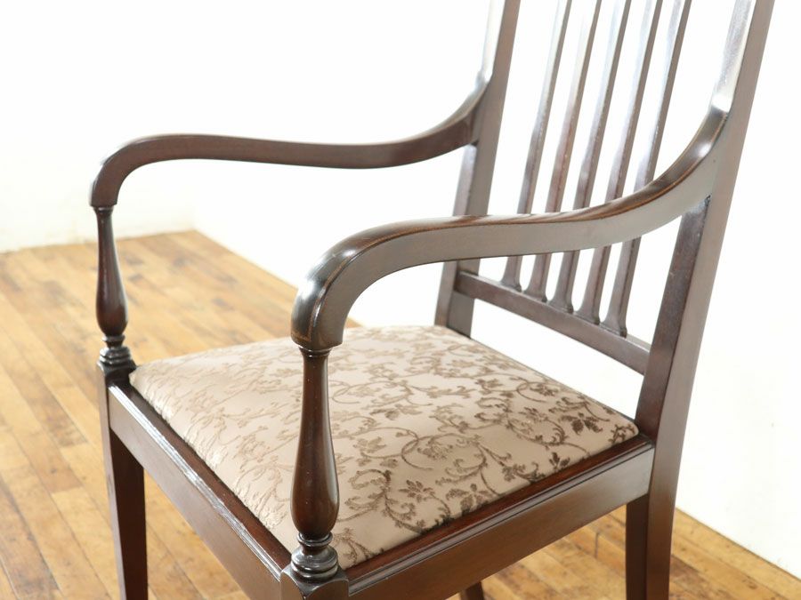 アンティーク家具 張替済アームチェア 80405a