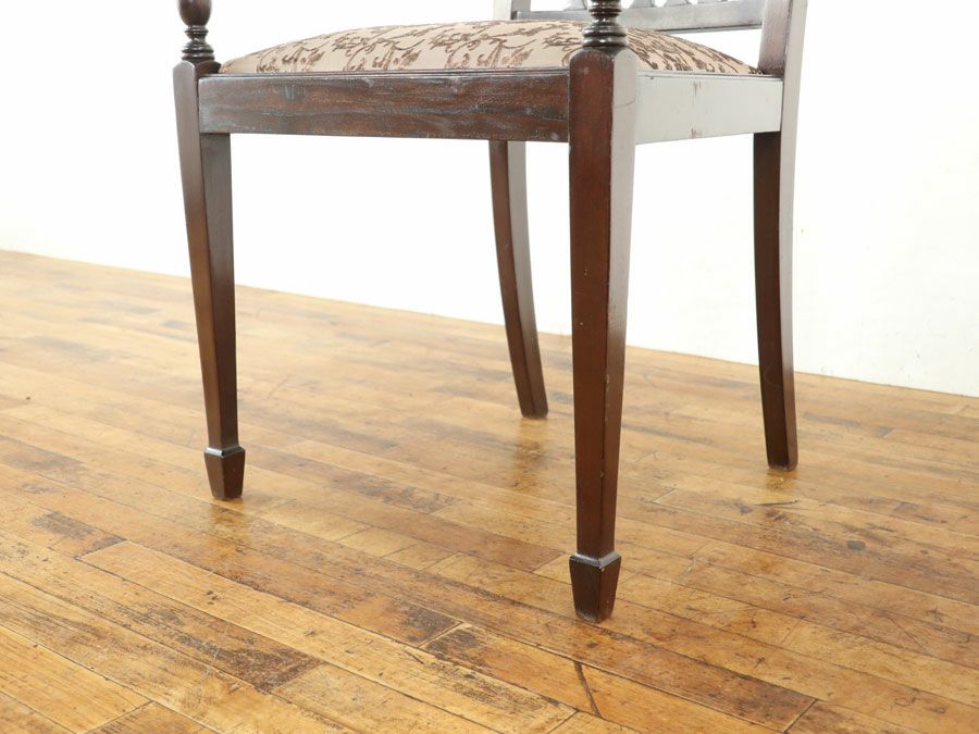 アンティーク家具 張替済アームチェア 80405b