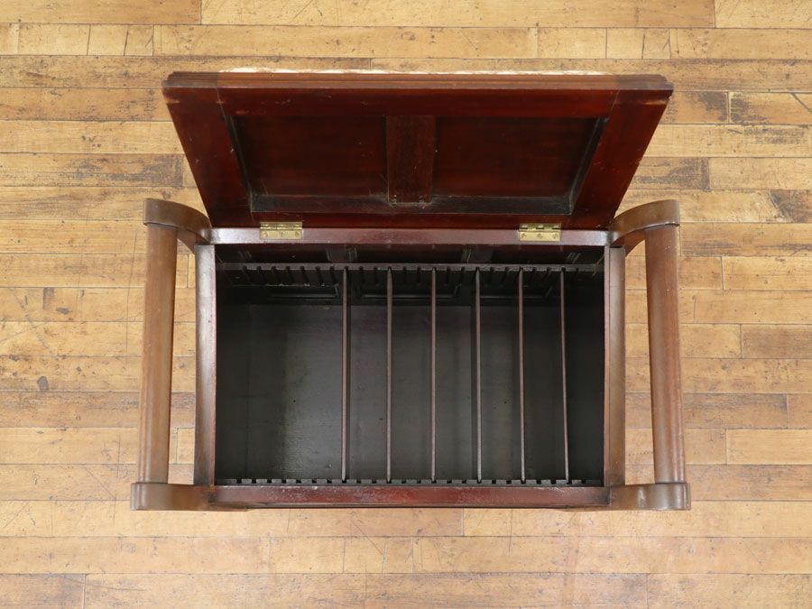 アンティーク家具 張替済ピアノスツール 80368