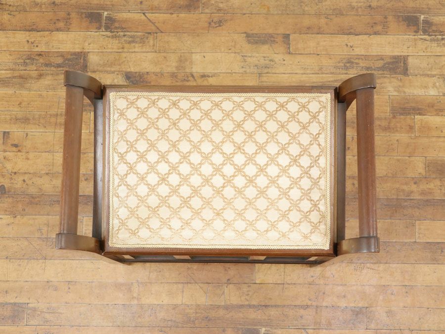 アンティーク家具 張替済ピアノスツール 80368