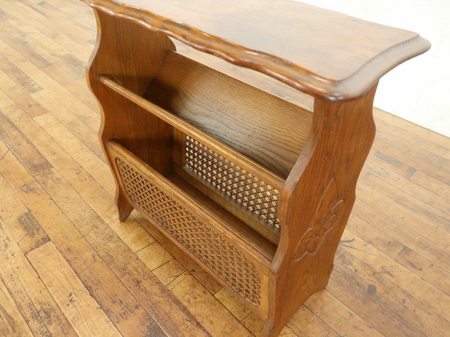 アンティーク家具 マガジンラック 65364d