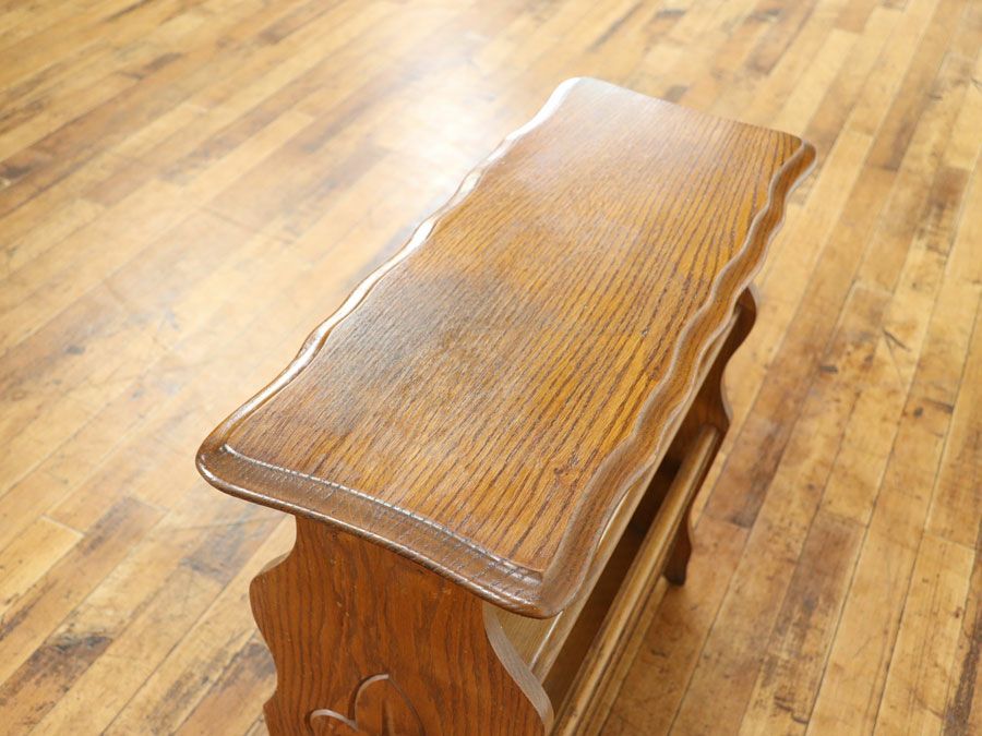 アンティーク家具 マガジンラック 65364d