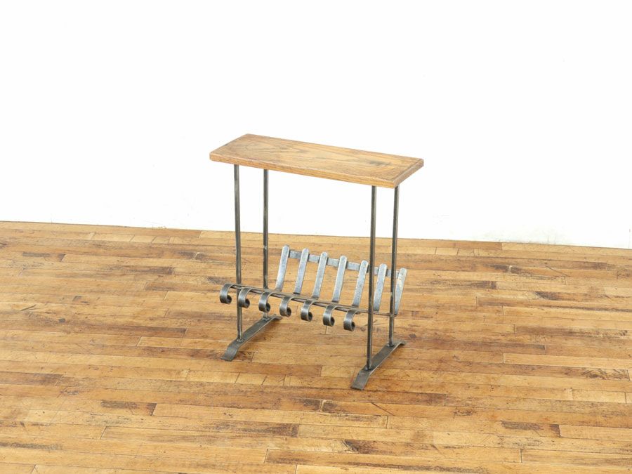 アンティーク家具 マガジンラック 65431