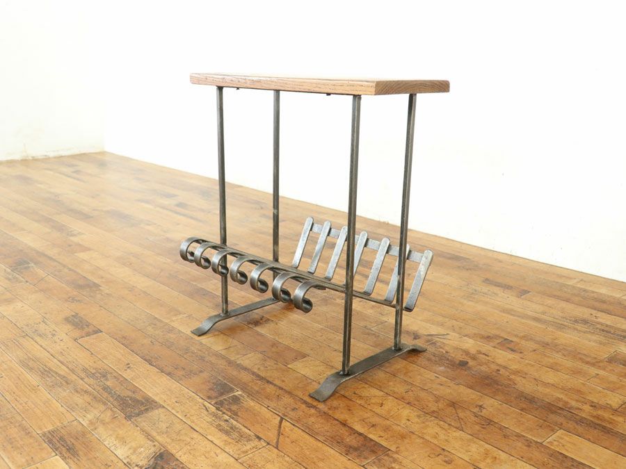 アンティーク家具 マガジンラック 65431