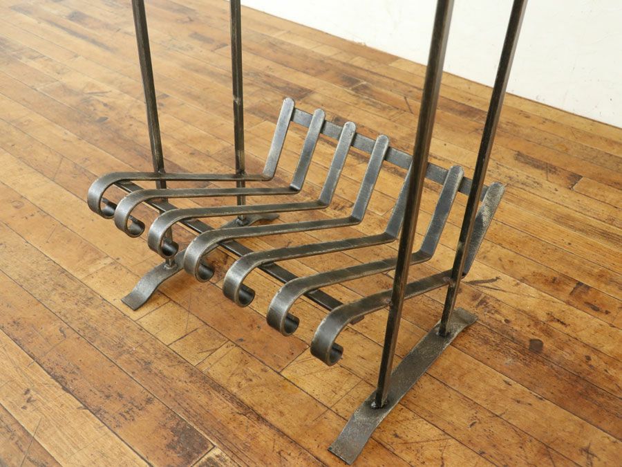 アンティーク家具 マガジンラック 65431