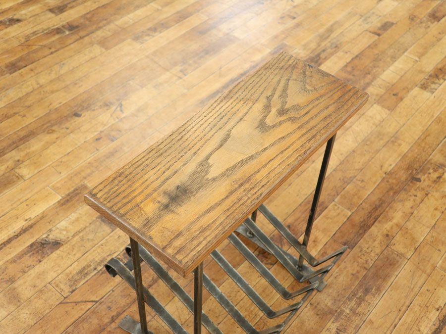 アンティーク家具 マガジンラック 65431