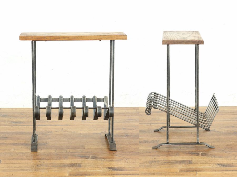 アンティーク家具 マガジンラック 65431