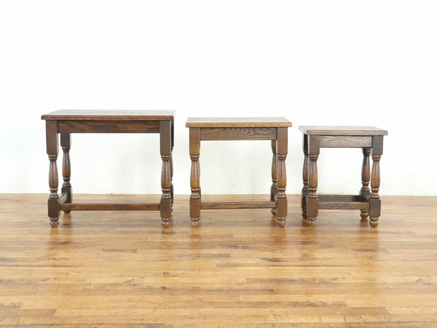 アンティーク家具 ネストテーブル 65387