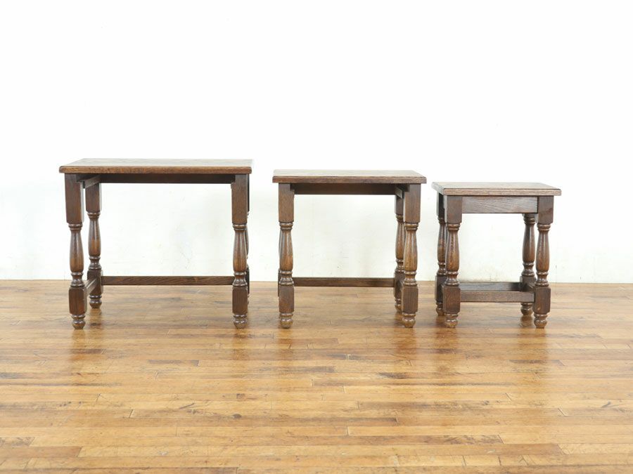 アンティーク家具 ネストテーブル 65387