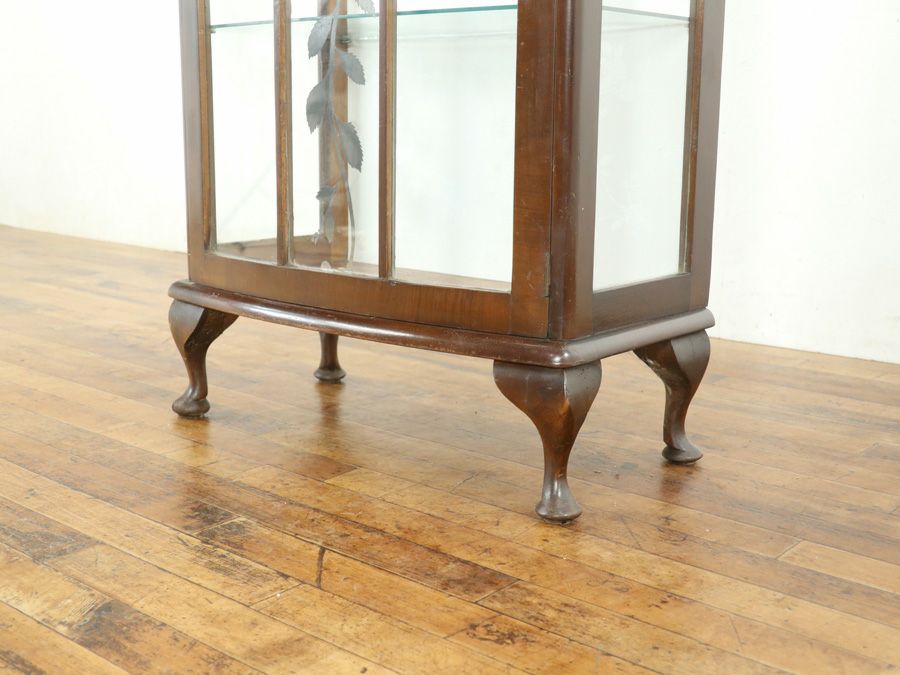 アンティーク家具 張替済ショーケース 80242