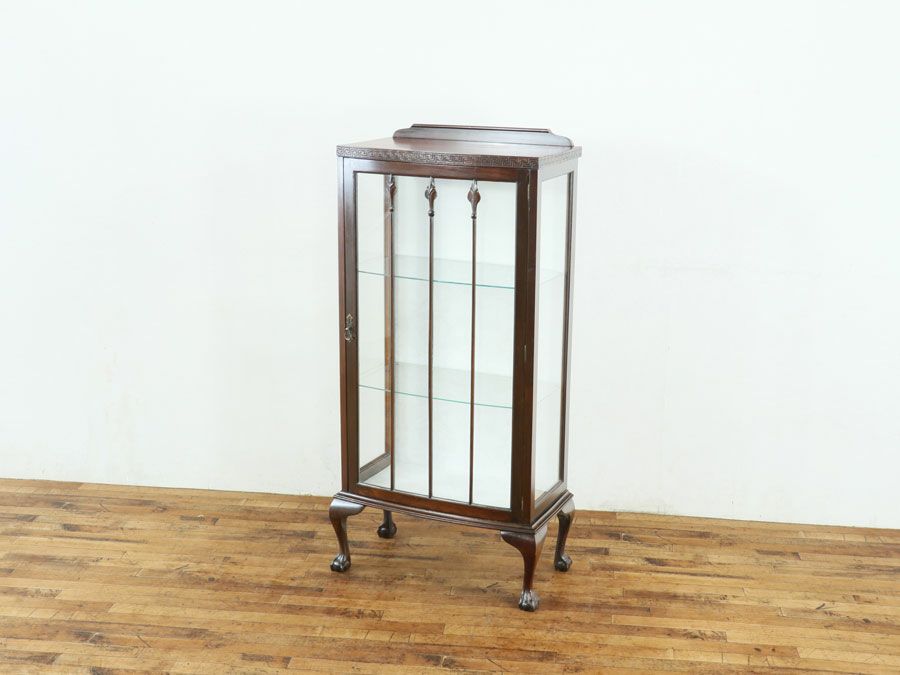 アンティーク家具 張替済ショーケース 80010