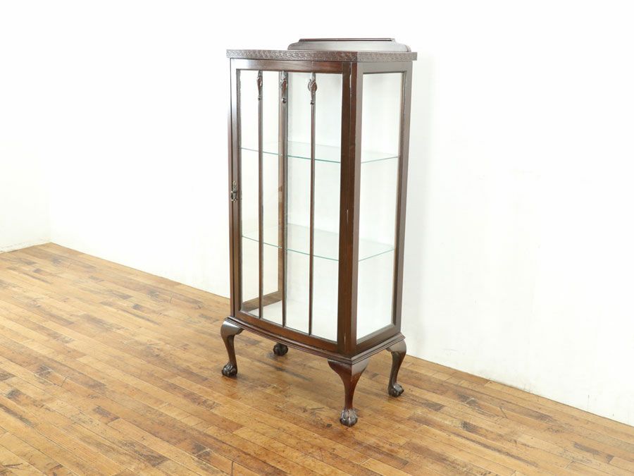 アンティーク家具 張替済ショーケース 80010