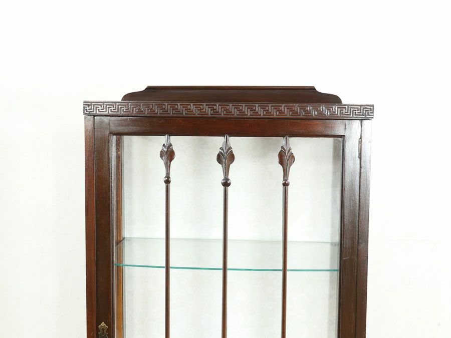 アンティーク家具 張替済ショーケース 80010
