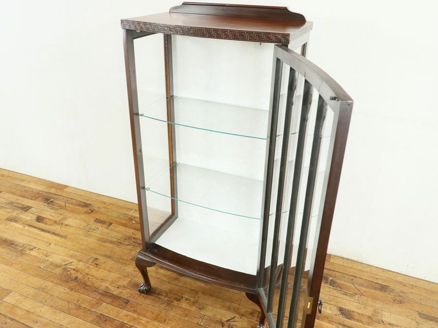 アンティーク家具 張替済ショーケース 80010