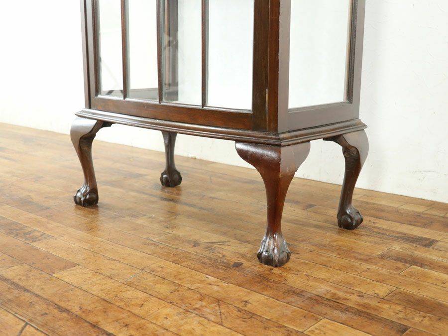 アンティーク家具 張替済ショーケース 80010