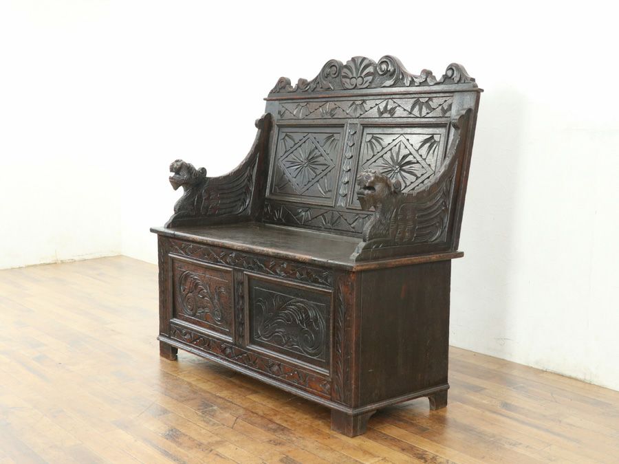 アンティーク家具 ベンチ 80511