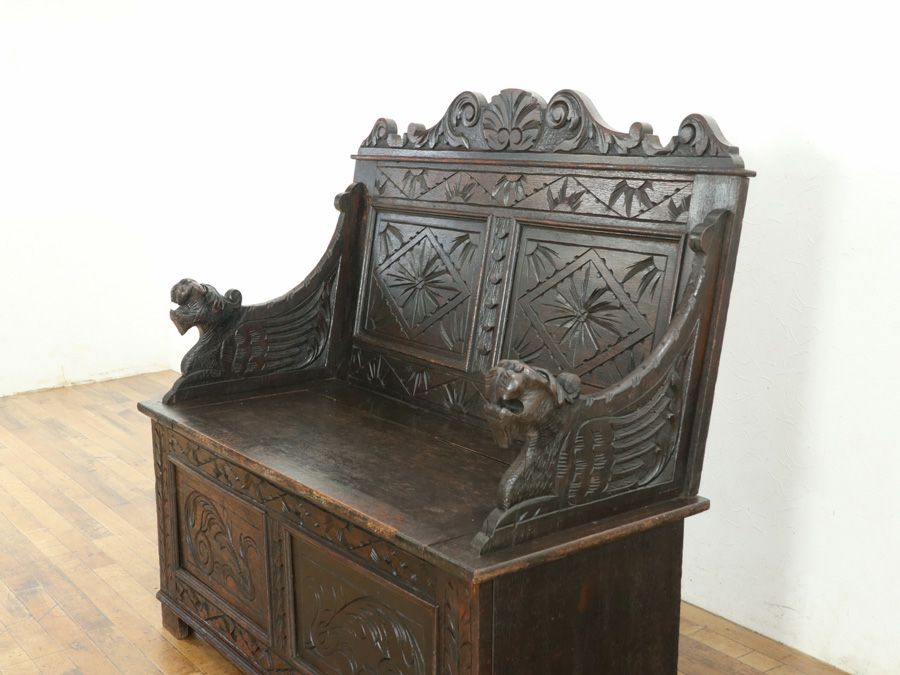 アンティーク家具 ベンチ 80511