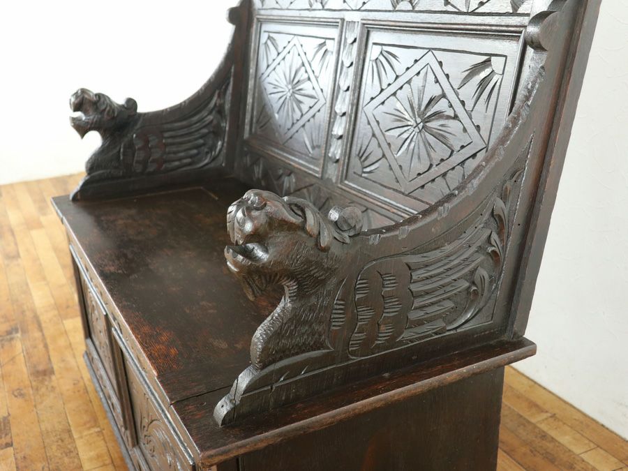 アンティーク家具 ベンチ 80511