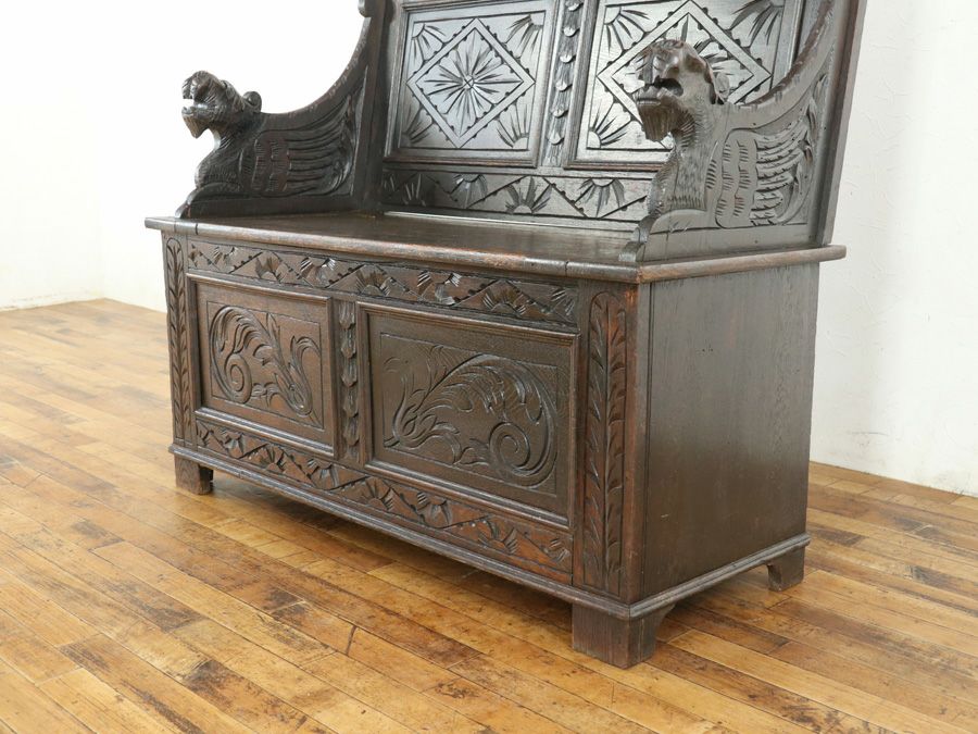 アンティーク家具 ベンチ 80511