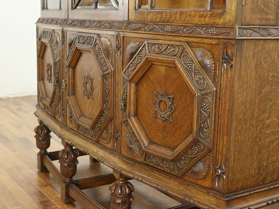 アンティーク家具 キャビネット 80495