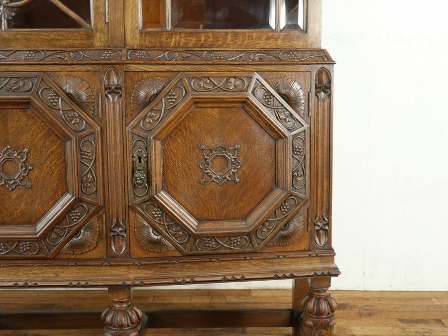 アンティーク家具 キャビネット 80495