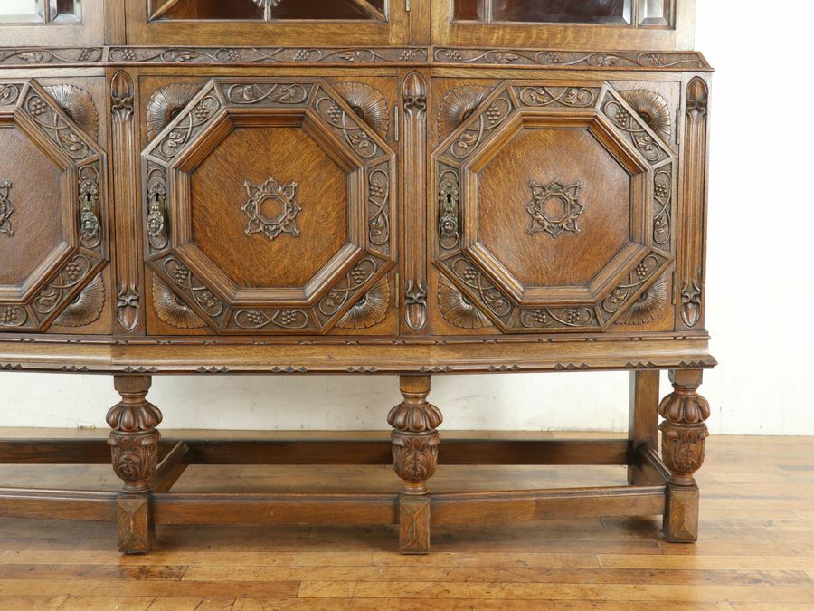 アンティーク家具 キャビネット 80495