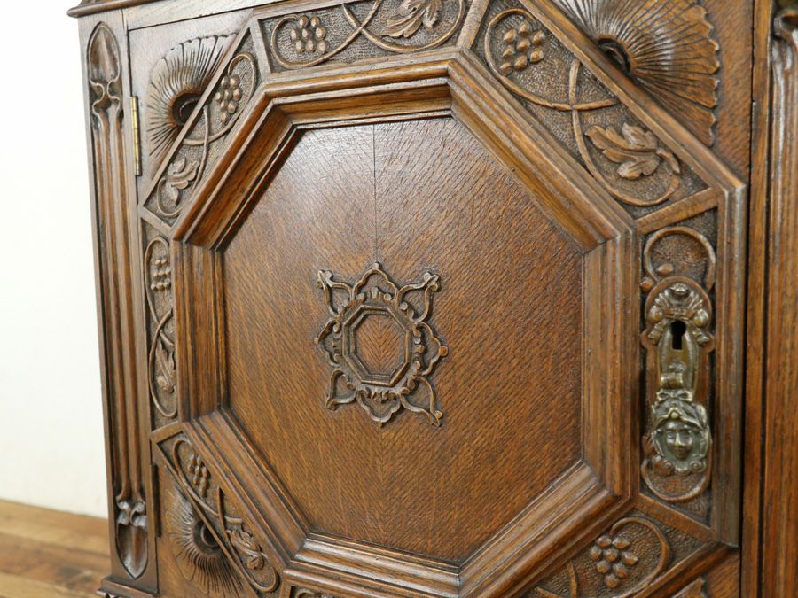 アンティーク家具 キャビネット 80495