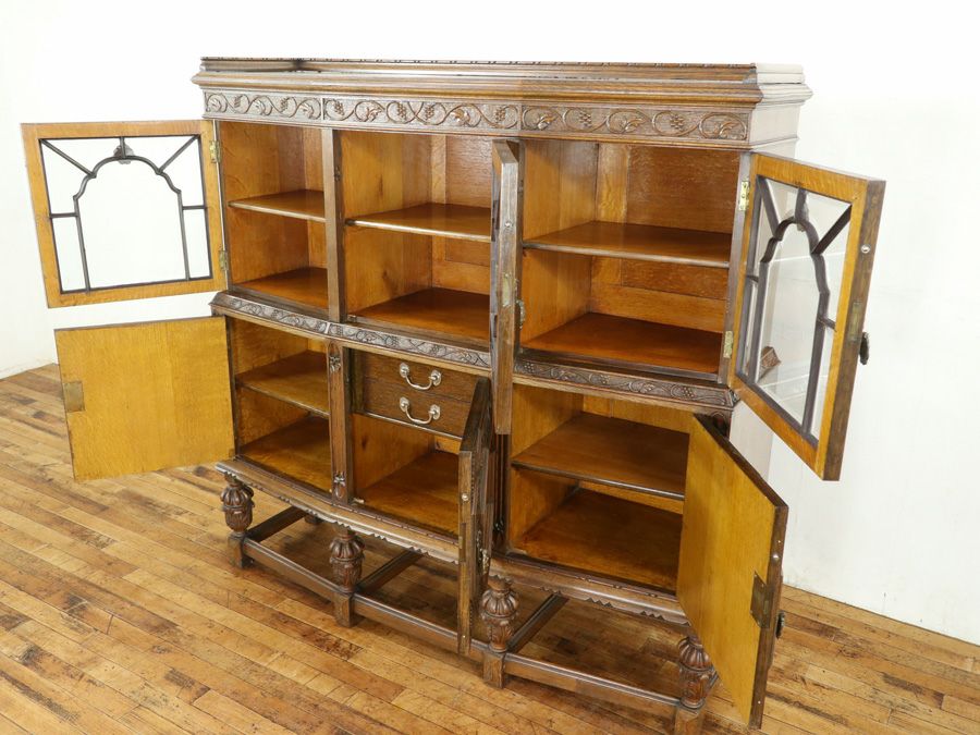 アンティーク家具 キャビネット 80495