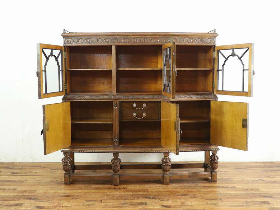 アンティーク家具 キャビネット 80495