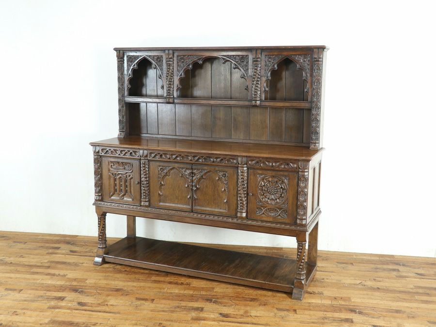 アンティーク家具 カップボード 80605