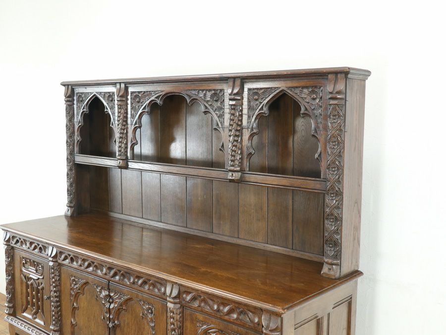 アンティーク家具 カップボード 80605