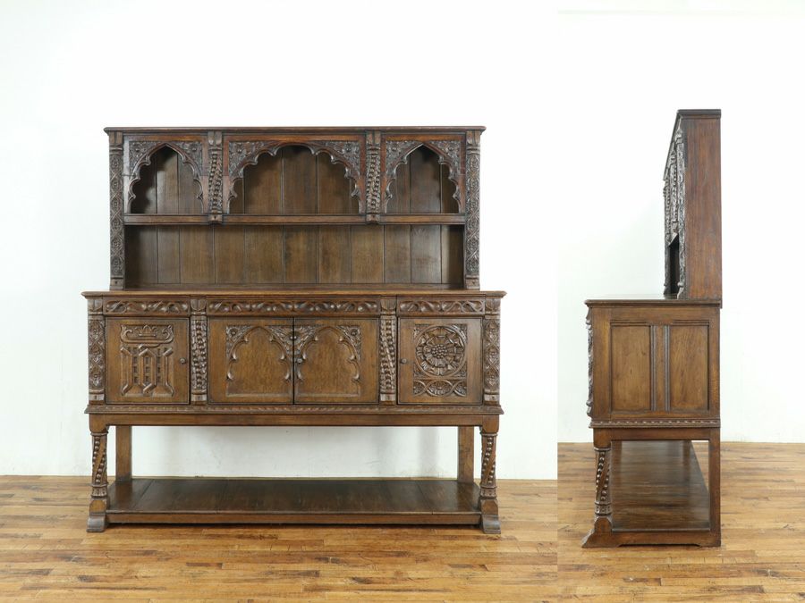 アンティーク家具 カップボード 80605