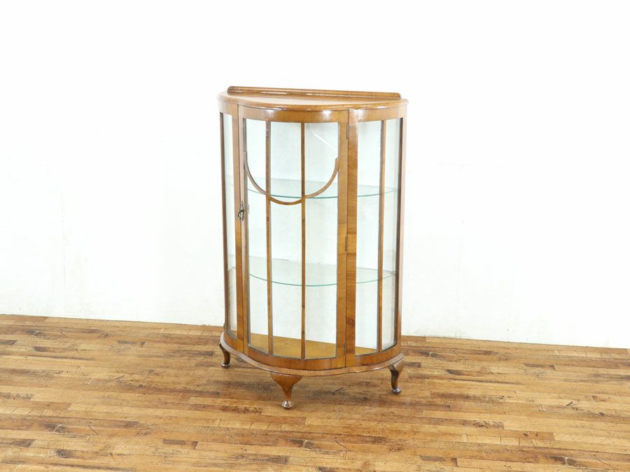 アンティーク家具 張替済ショーケース 80291