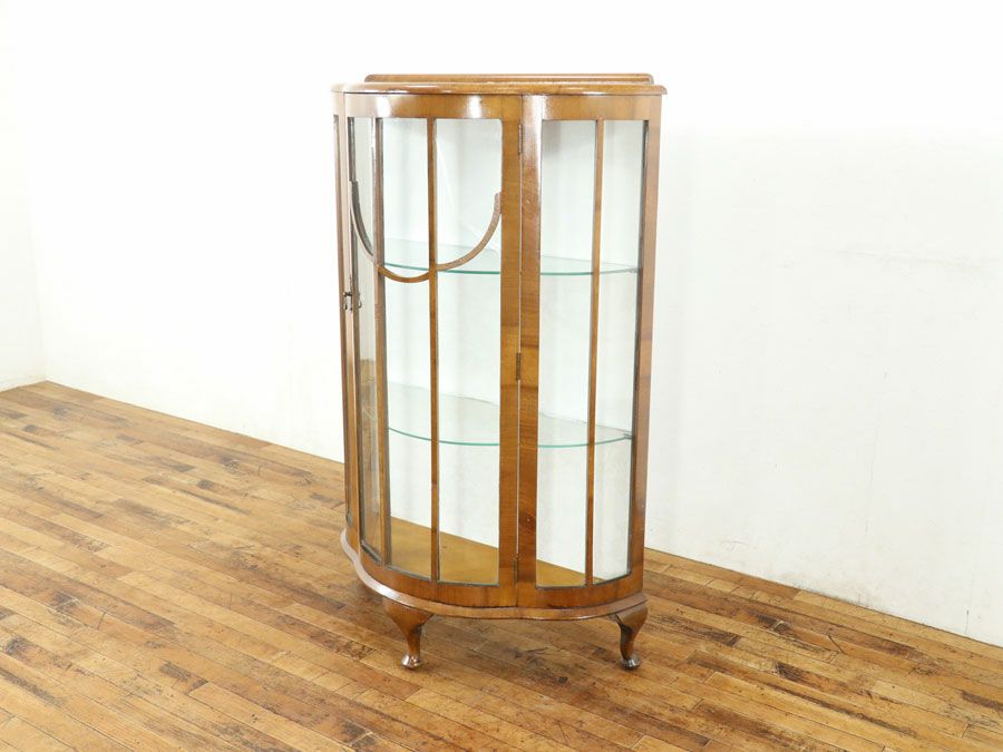 アンティーク家具 張替済ショーケース 80291