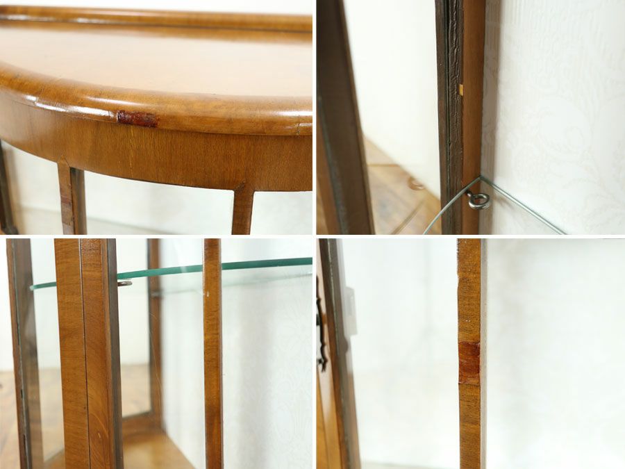 アンティーク家具 張替済ショーケース 80291