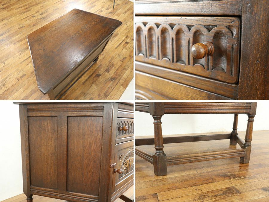 アンティーク家具 サイドキャビネット 80500