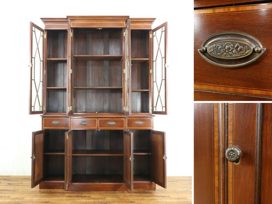 アンティーク家具 キャビネット 80574