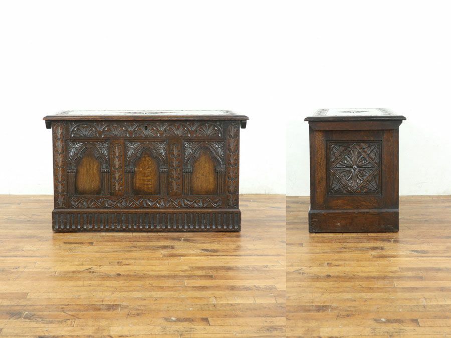 アンティーク家具 コファー 80491