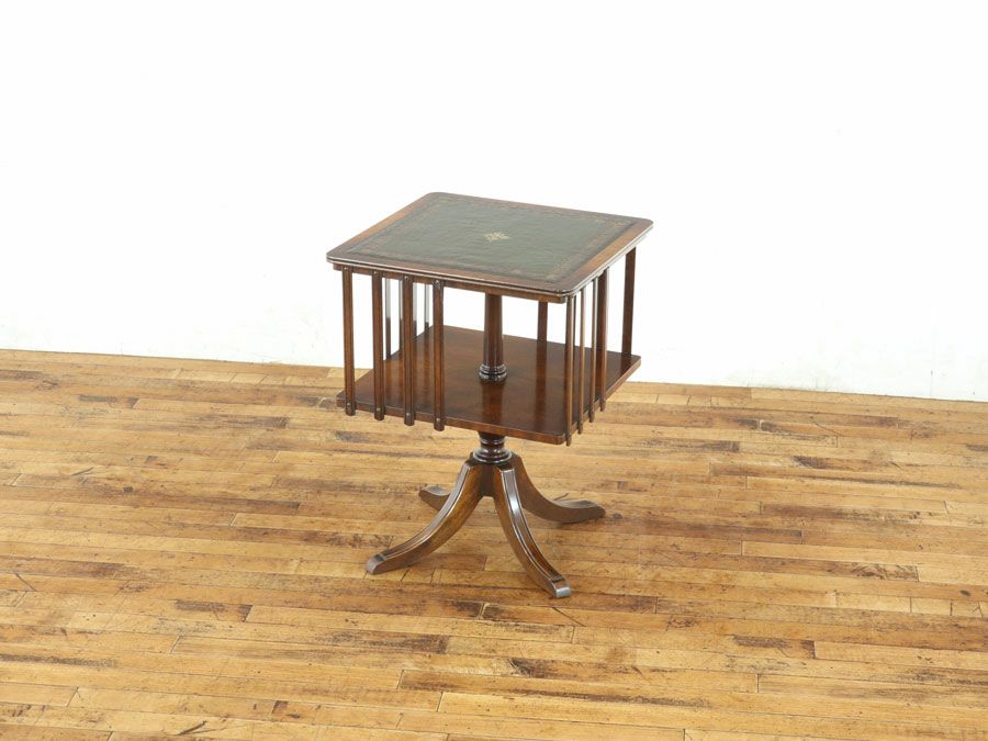 イギリス家具 リボルビングブックケース 80575