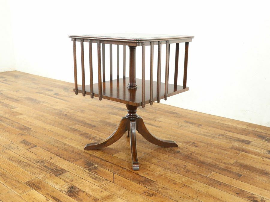 イギリス家具 リボルビングブックケース 80575