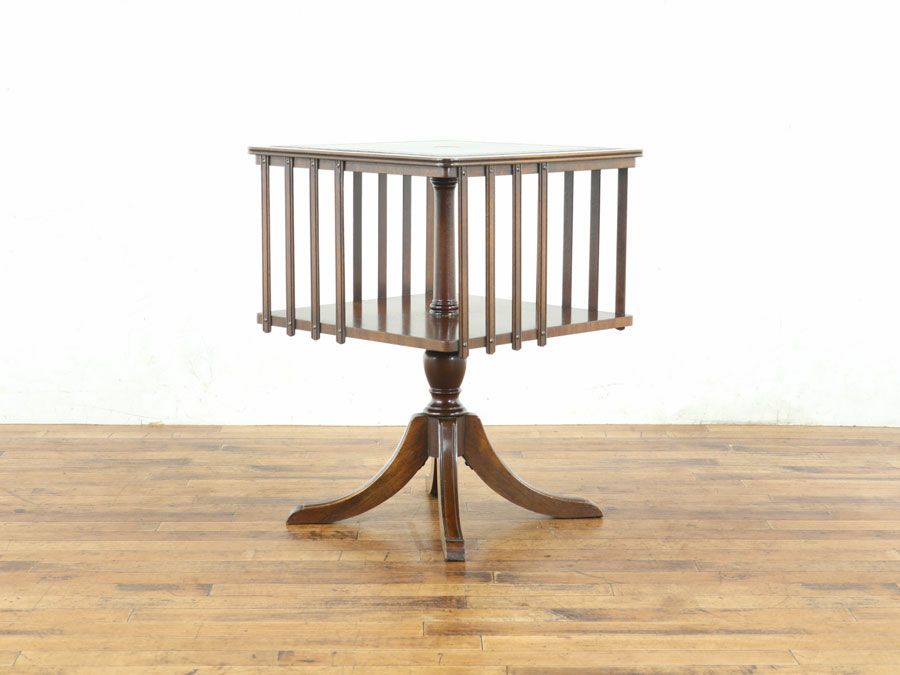 イギリス家具 リボルビングブックケース 80575