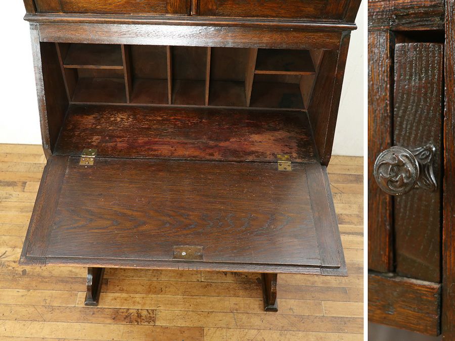 アンティーク家具 ブックビューロー 80535