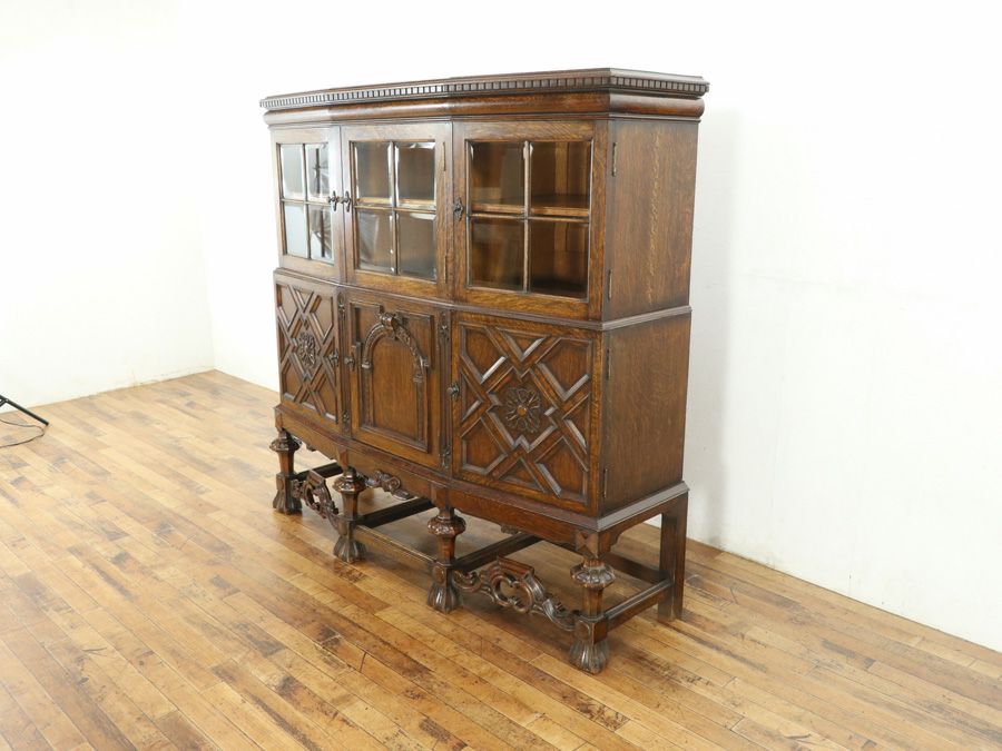 アンティーク家具 キャビネット 80513