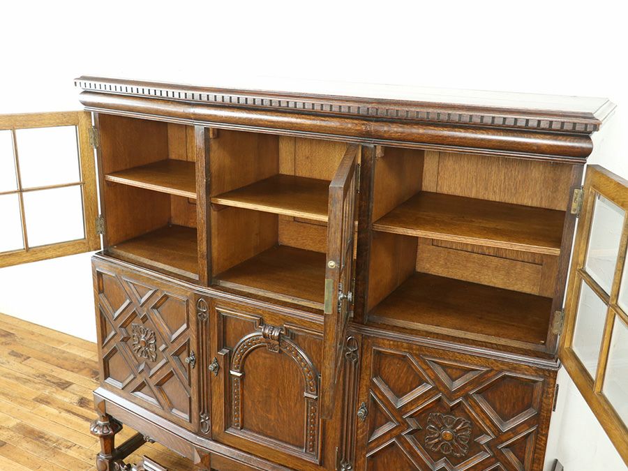 アンティーク家具 キャビネット 80513