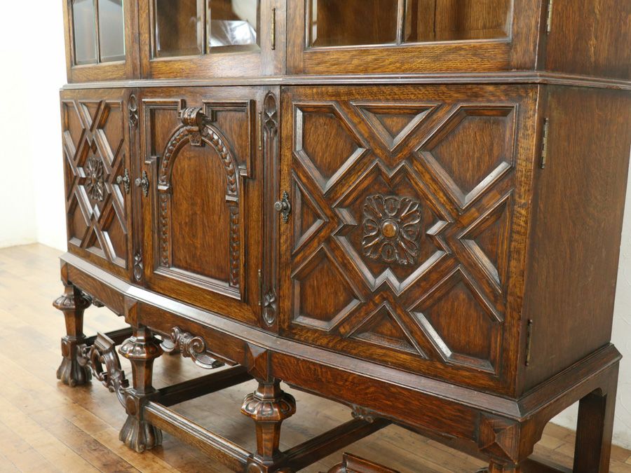 アンティーク家具 キャビネット 80513