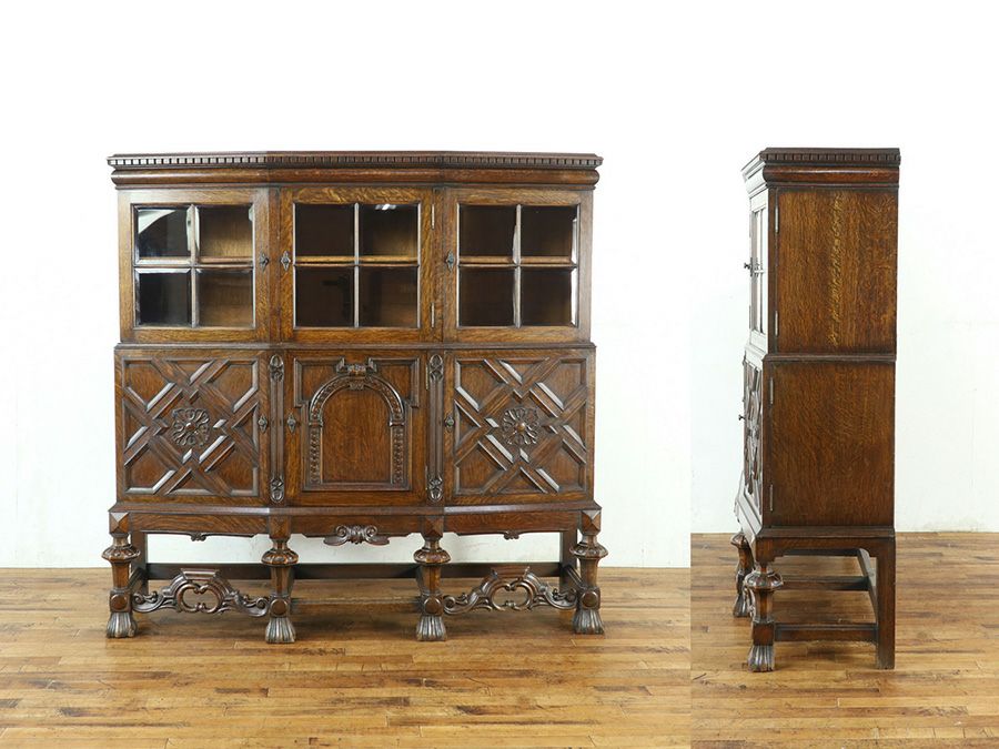 アンティーク家具 キャビネット 80513