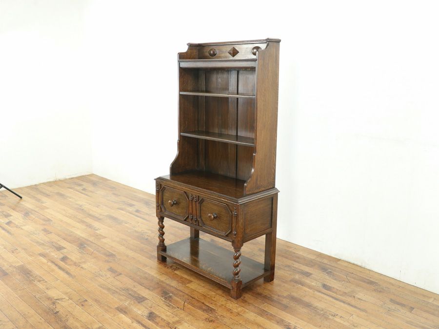 アンティーク家具 スモールカップボード 80494