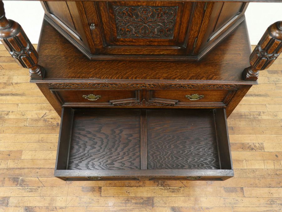 アンティーク家具 コートカップボード 80590